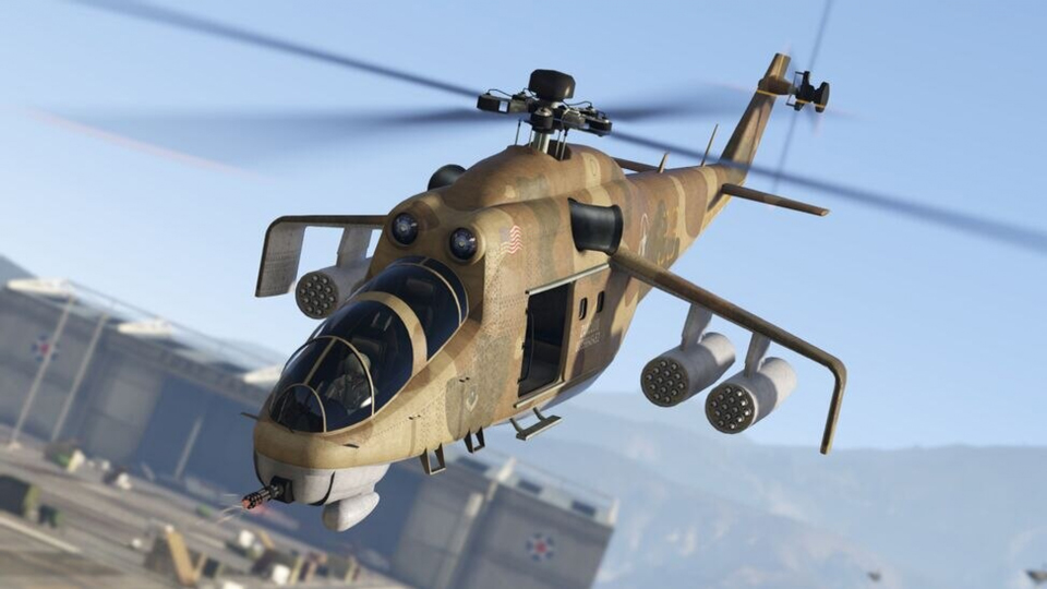 gta 5 attack helicopter