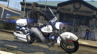 Western Motorcycle Company Police Bike